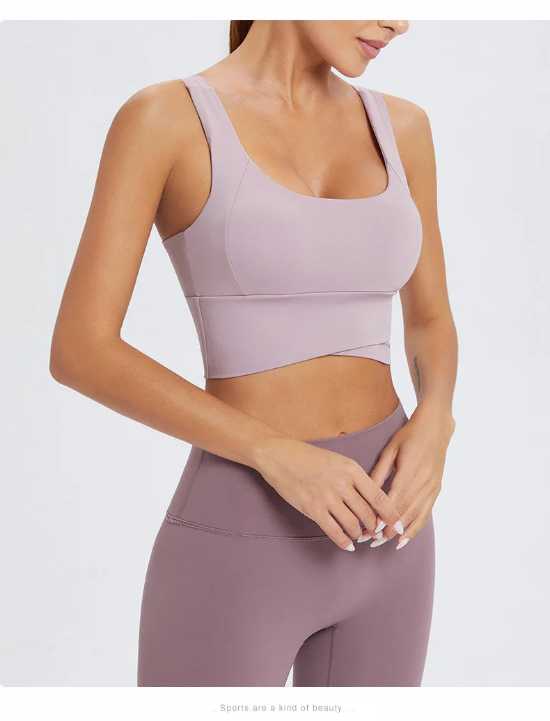 Top Fit Diamond Soft Stretch Yoga Bra Conforto, Sustentação e Liberdade.