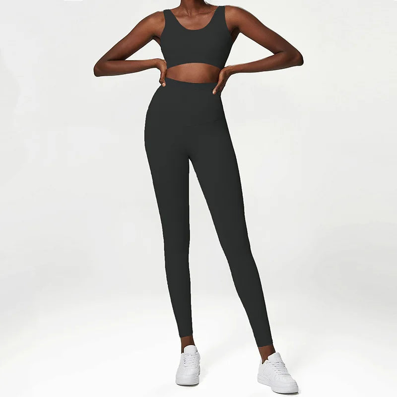 Conjunto Fitness Feminino 2 Peças Fit Diamond – Slim Tight Cintura Alta
