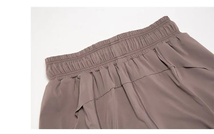 Short Corrida Fitness Feminino Fit Diamond – Fake Two Pieces Quick Dry