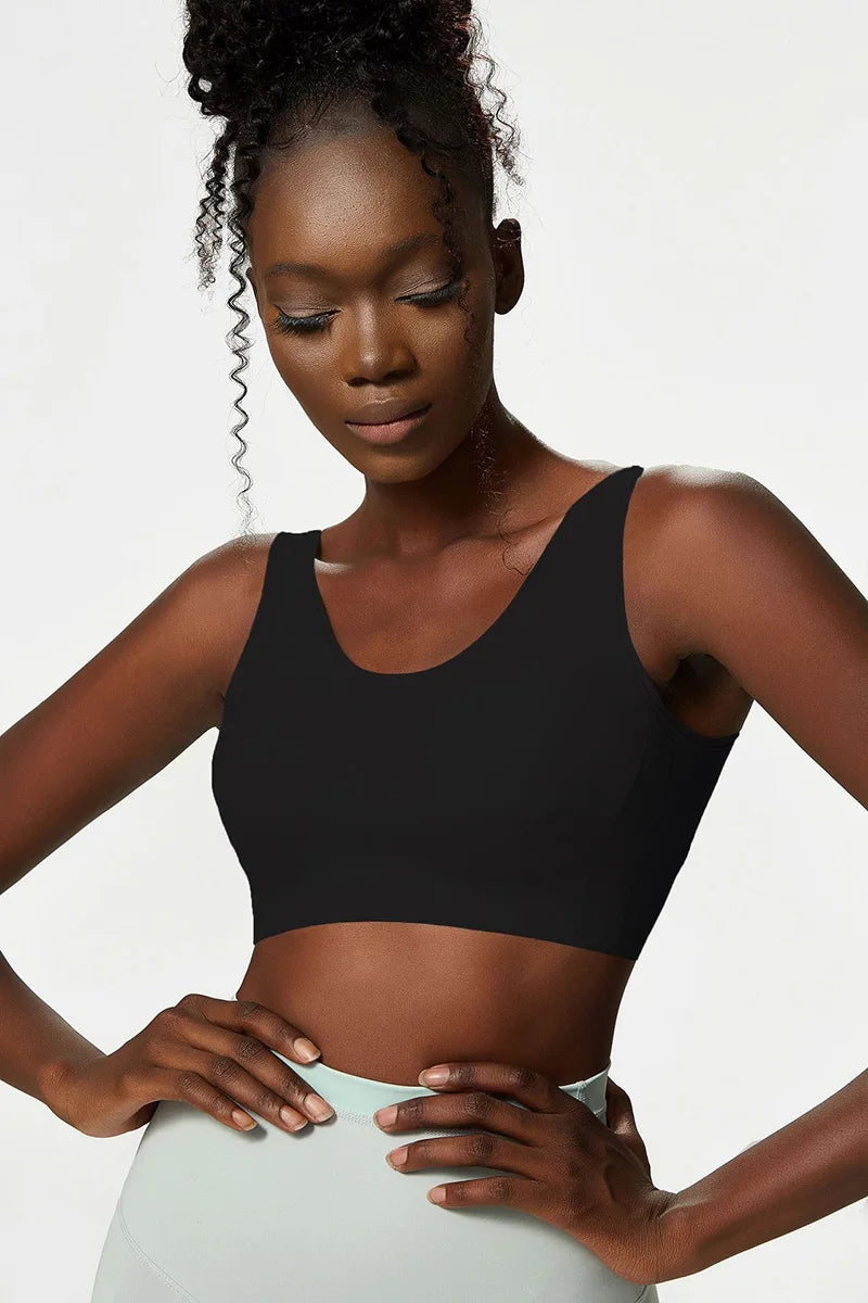 Top Esportivo Feminino Fit Diamond – High Impact Color Contrast com Bojo