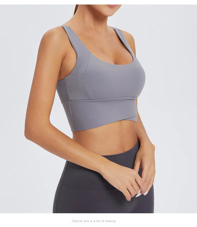 Top Fit Diamond Soft Stretch Yoga Bra Conforto, Sustentação e Liberdade.