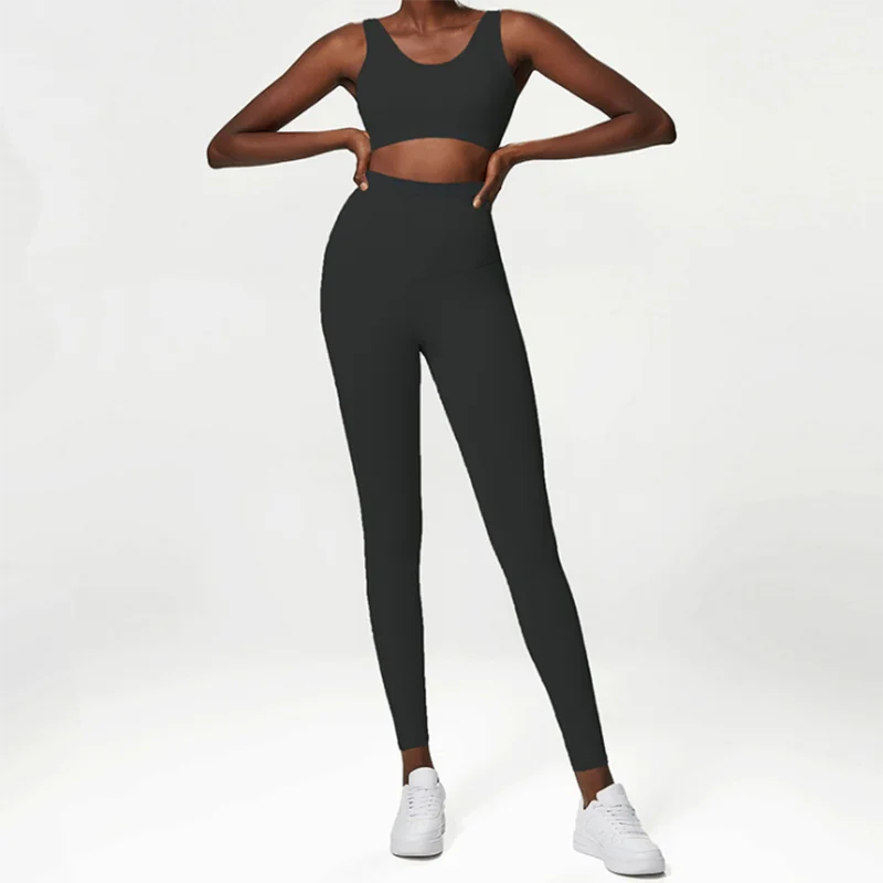 Conjunto Fitness Feminino 2 Peças Fit Diamond – Slim Tight Cintura Alta