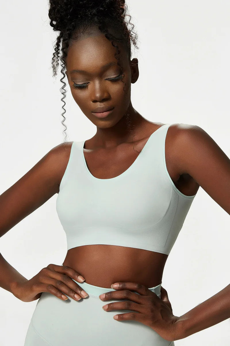 Top Esportivo Feminino Fit Diamond – High Impact Color Contrast com Bojo