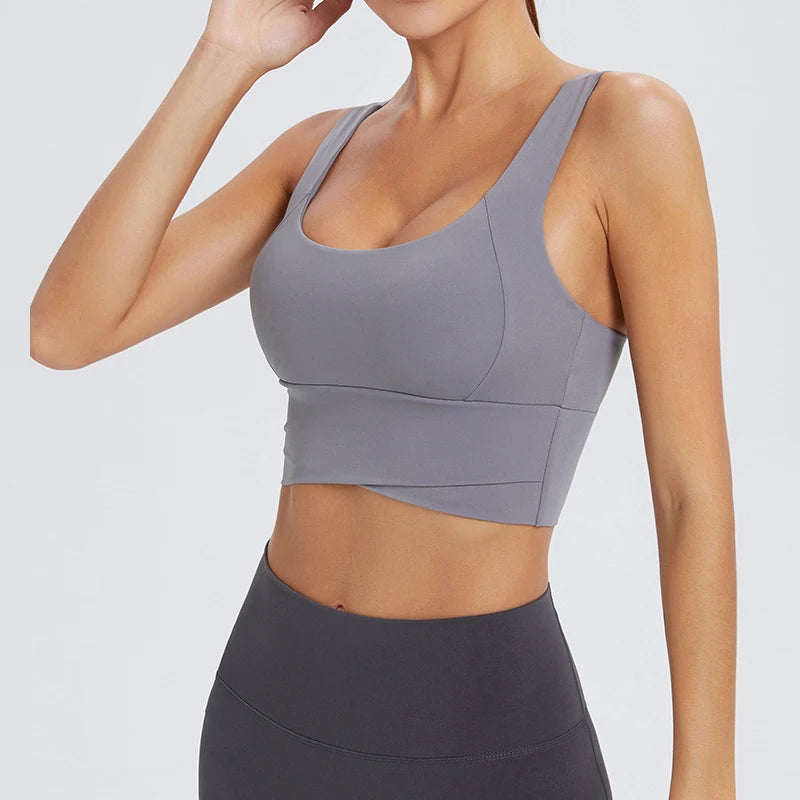 Top Fit Diamond Soft Stretch Yoga Bra Conforto, Sustentação e Liberdade.