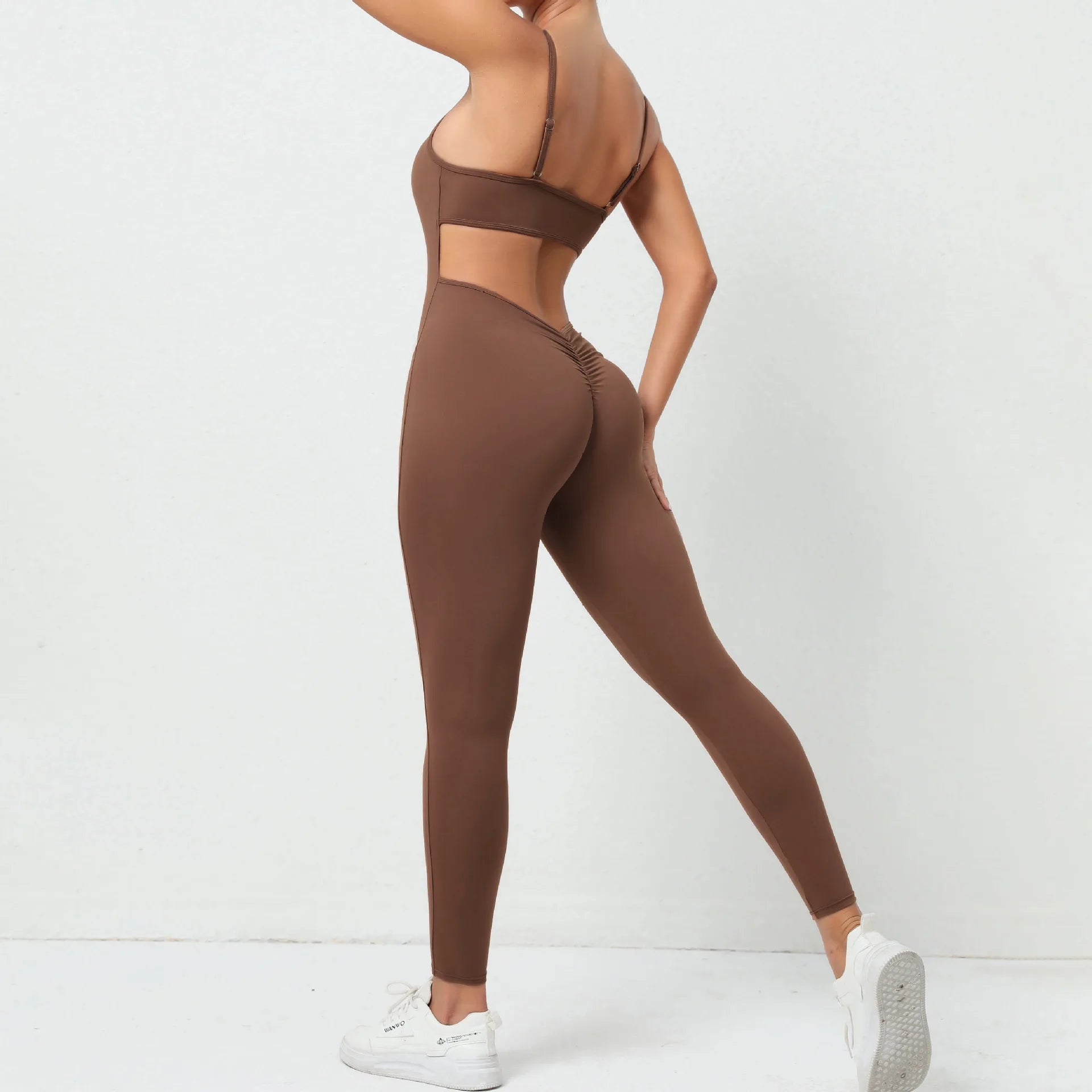 Macacão Fitness Feminino Curto – Sem Manga, One Piece para Treino & Yoga | Fit Diamond