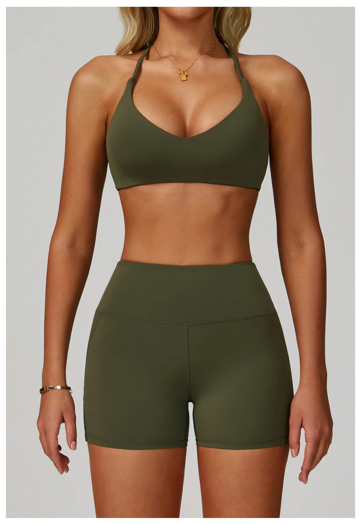 Top Esportivo Feminino Fit Diamond | Cross Shoulder Push Up, Secagem Rápida e Suporte Shockproof