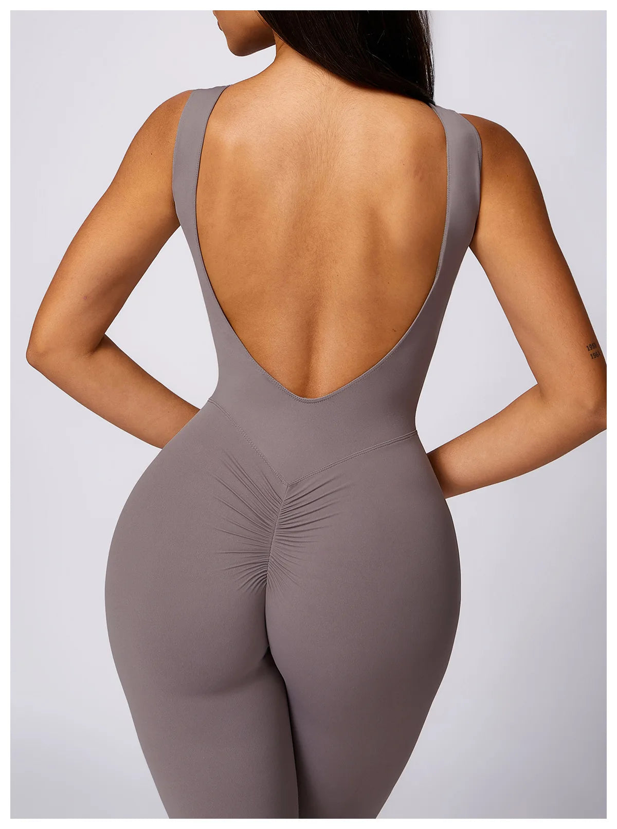 Macacão Fitness Feminino Scrunch Butt Sem Manga – One Piece Push Up | Fit Diamond