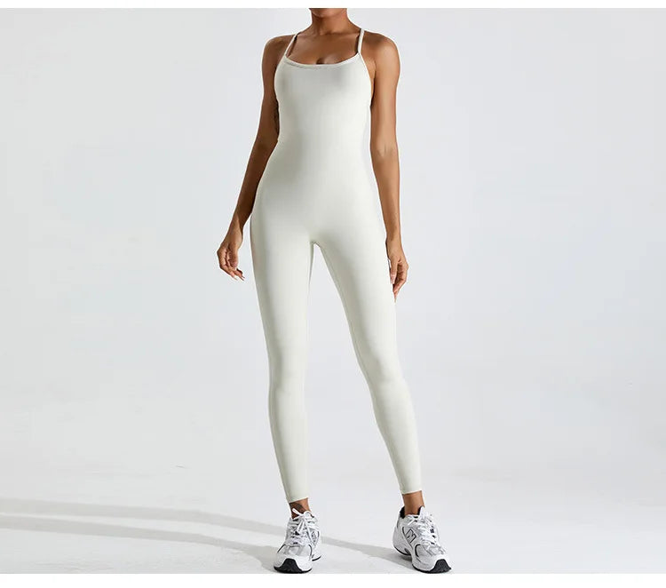 Macacão Fitness Feminino Seamless Sem Manga – Push Up One Piece | Fit Diamond