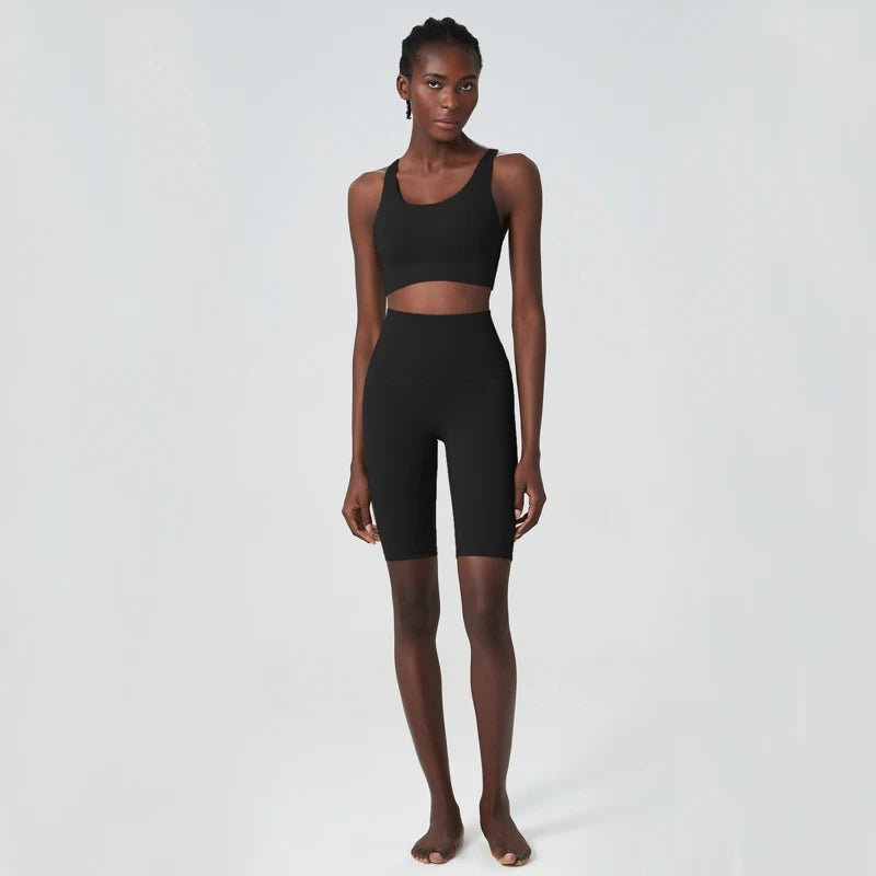 Conjunto Fitness Feminino 2 Peças Fit Diamond – Summer Shorts + Top Stretch