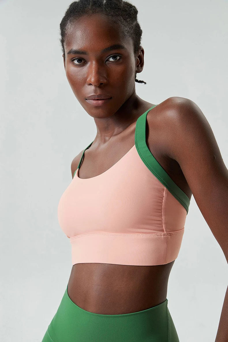 Top Esportivo Feminino Alta Sustentação  Fit Diamond – Buttery Soft Sexy Back