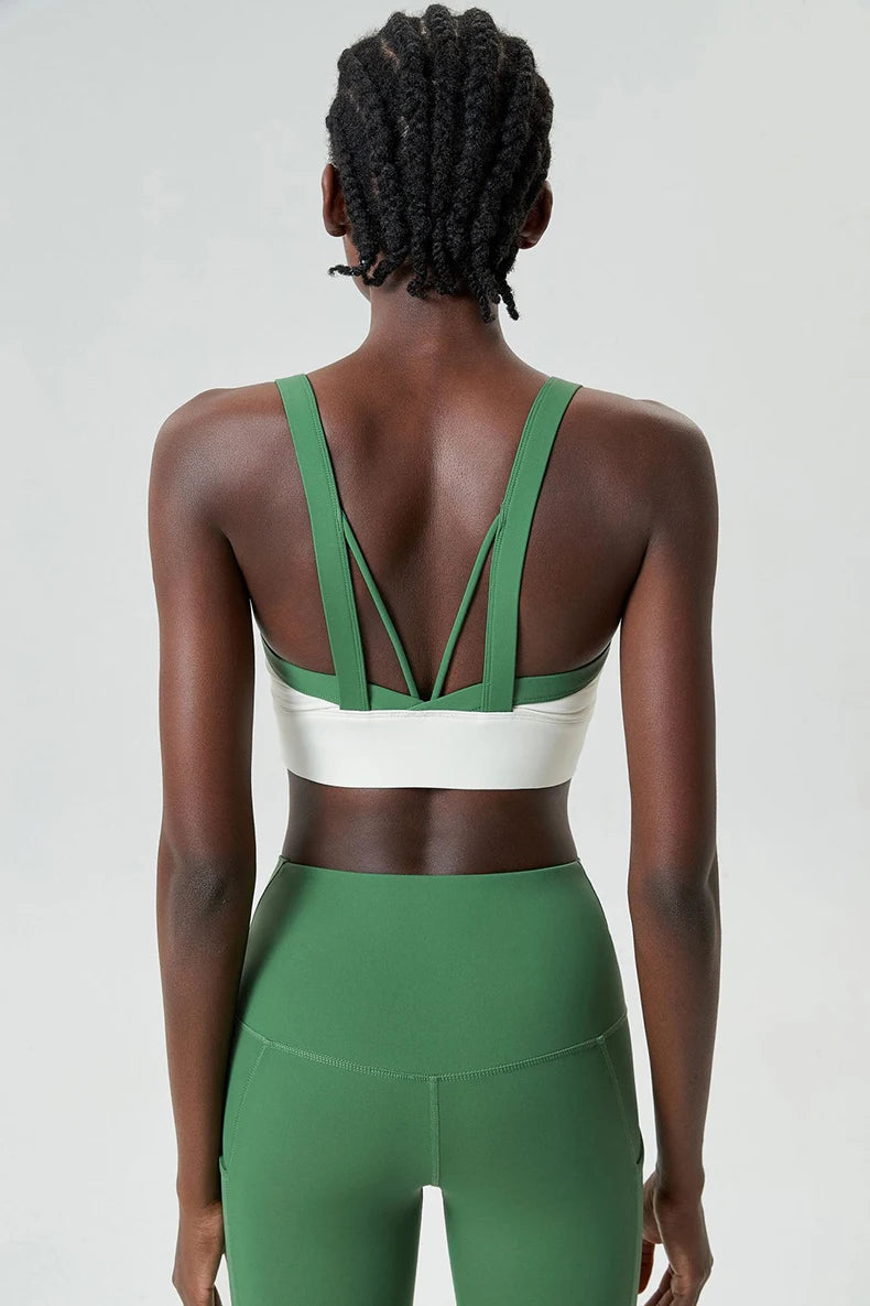 Top Esportivo Feminino Alta Sustentação  Fit Diamond – Buttery Soft Sexy Back