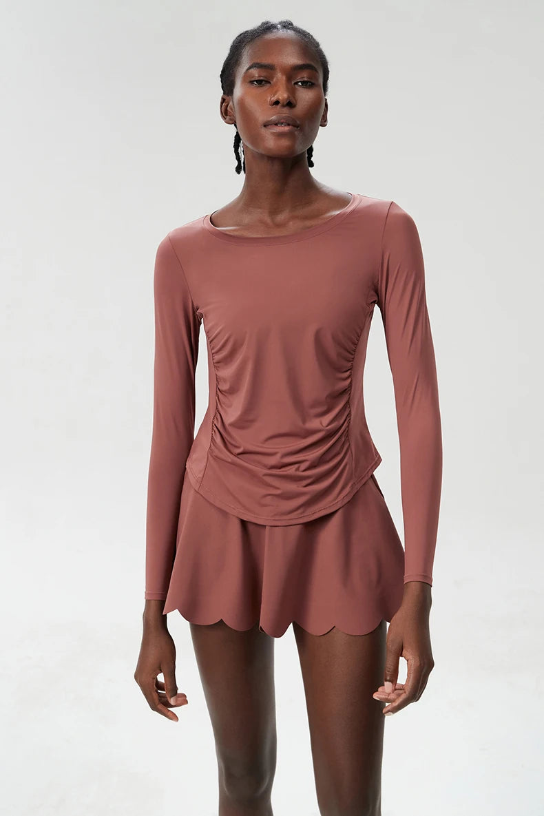 Conjunto Fitness Feminino 2 Peças Fit Diamond – Summer Tennis Skirt + Top