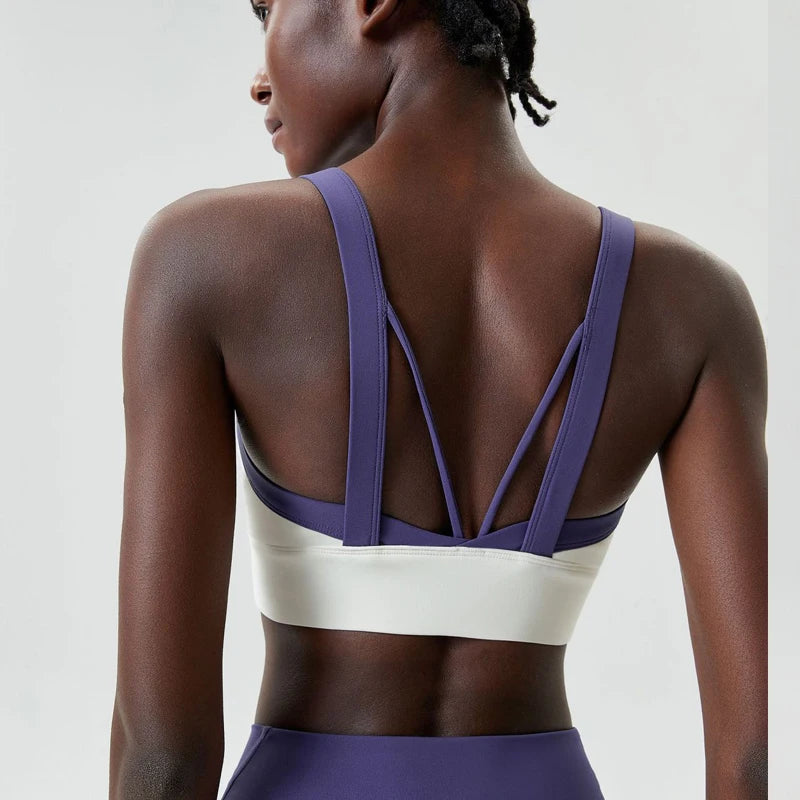 Top Esportivo Feminino Alta Sustentação  Fit Diamond – Buttery Soft Sexy Back