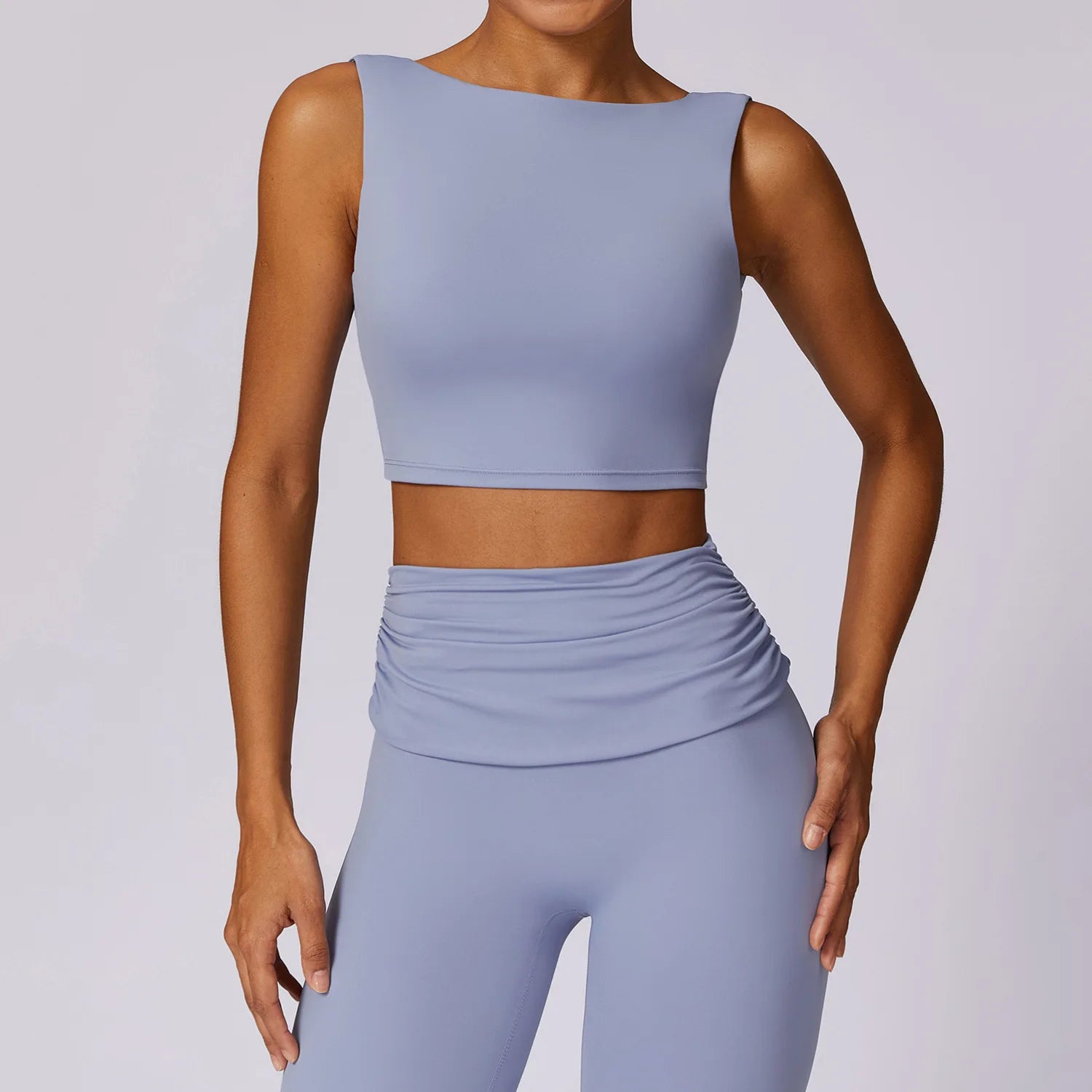 Top Esportivo Modelo Crop Top | Yoga & Academia