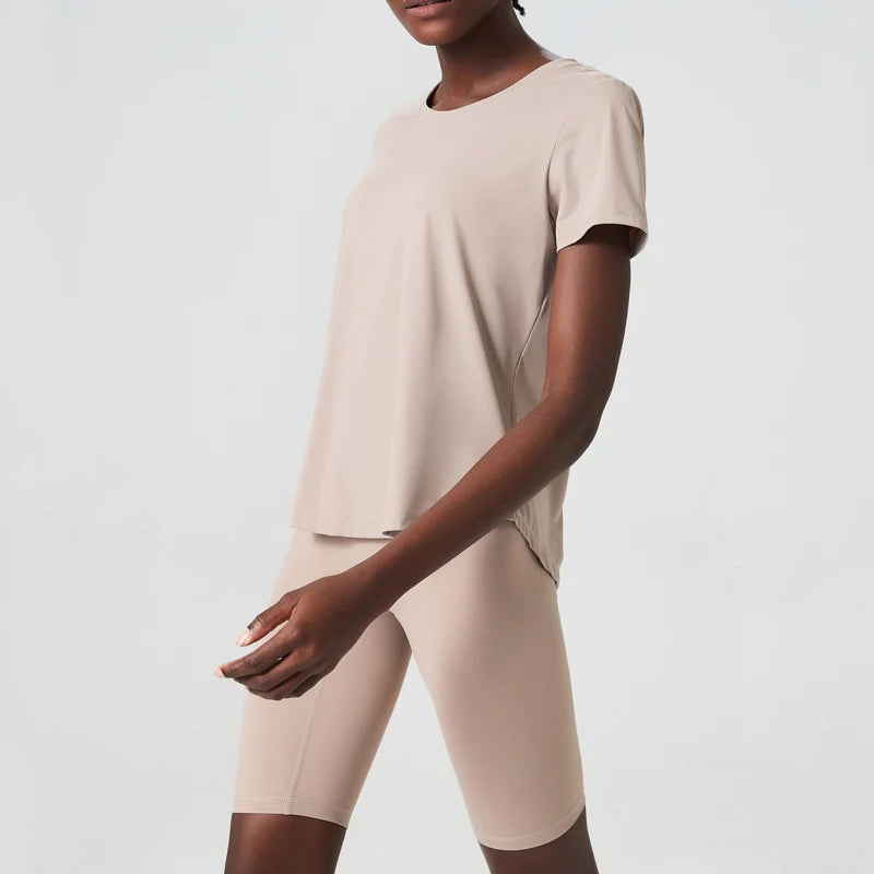 Conjunto Fitness Feminino Fit Diamonds Summer — Top + Short de Secagem Rápida e Toque Suave