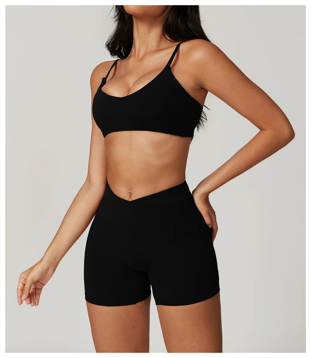 Top Esportivo Feminino Fit Diamond | Backless Shockproof | Yoga & Academia