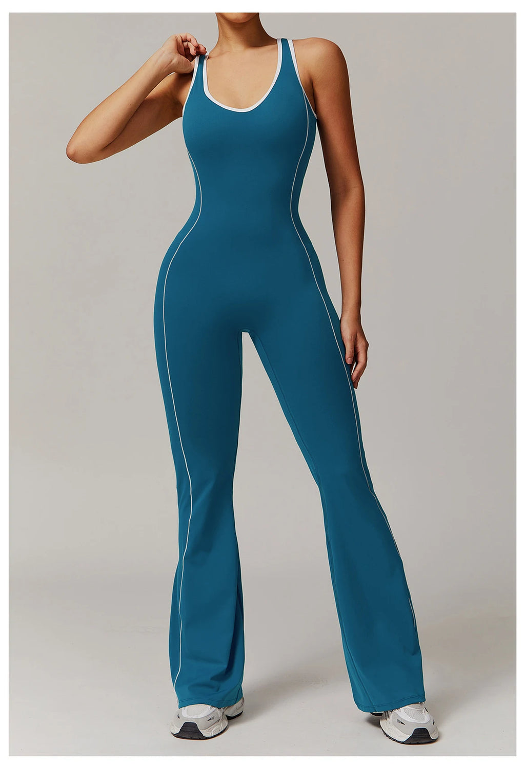 Macacão Fitness Feminino Curto com Zíper – One Piece Sem Manga | Fit Diamond