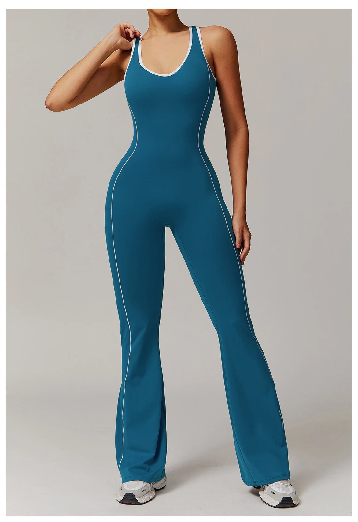 Macacão Fitness Feminino Curto com Zíper – One Piece Sem Manga | Fit Diamond
