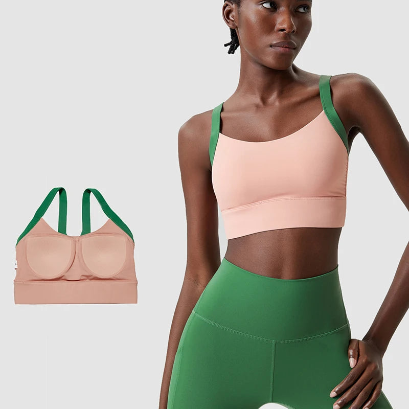 Top Esportivo Feminino Alta Sustentação  Fit Diamond – Buttery Soft Sexy Back