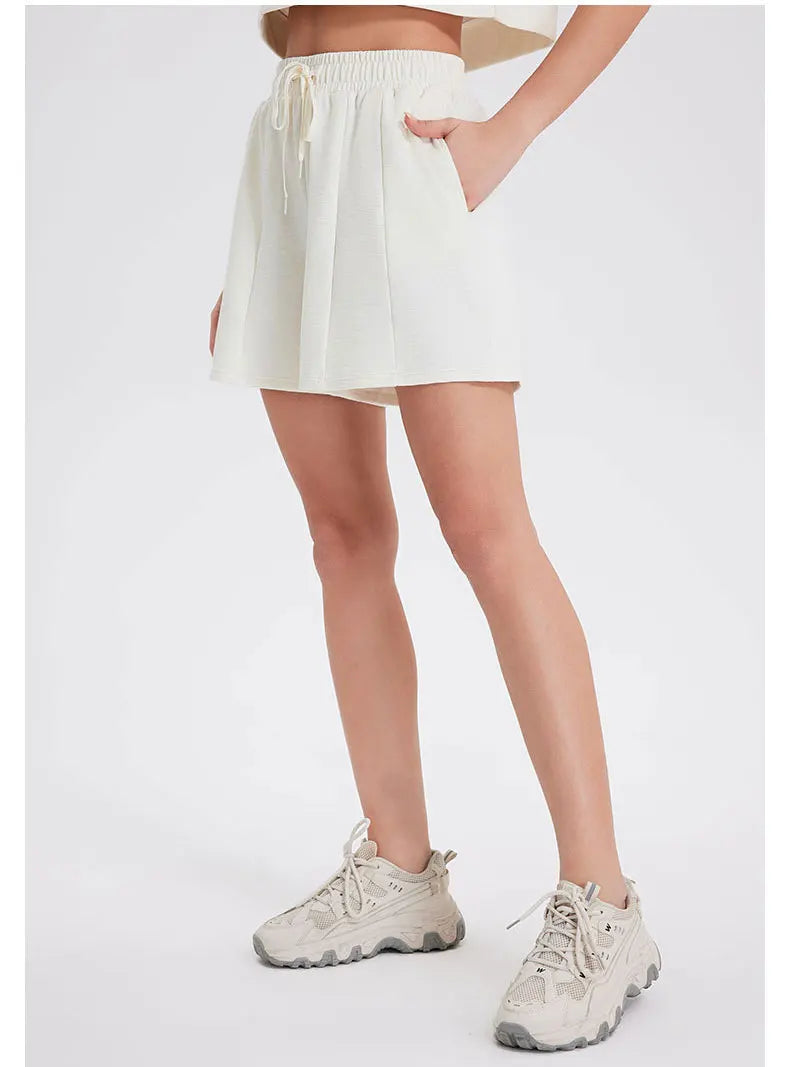 Conjunto Fitness Feminino 2 Peças Fit Diamond – Summer Shorts + Cropped Slim Fit