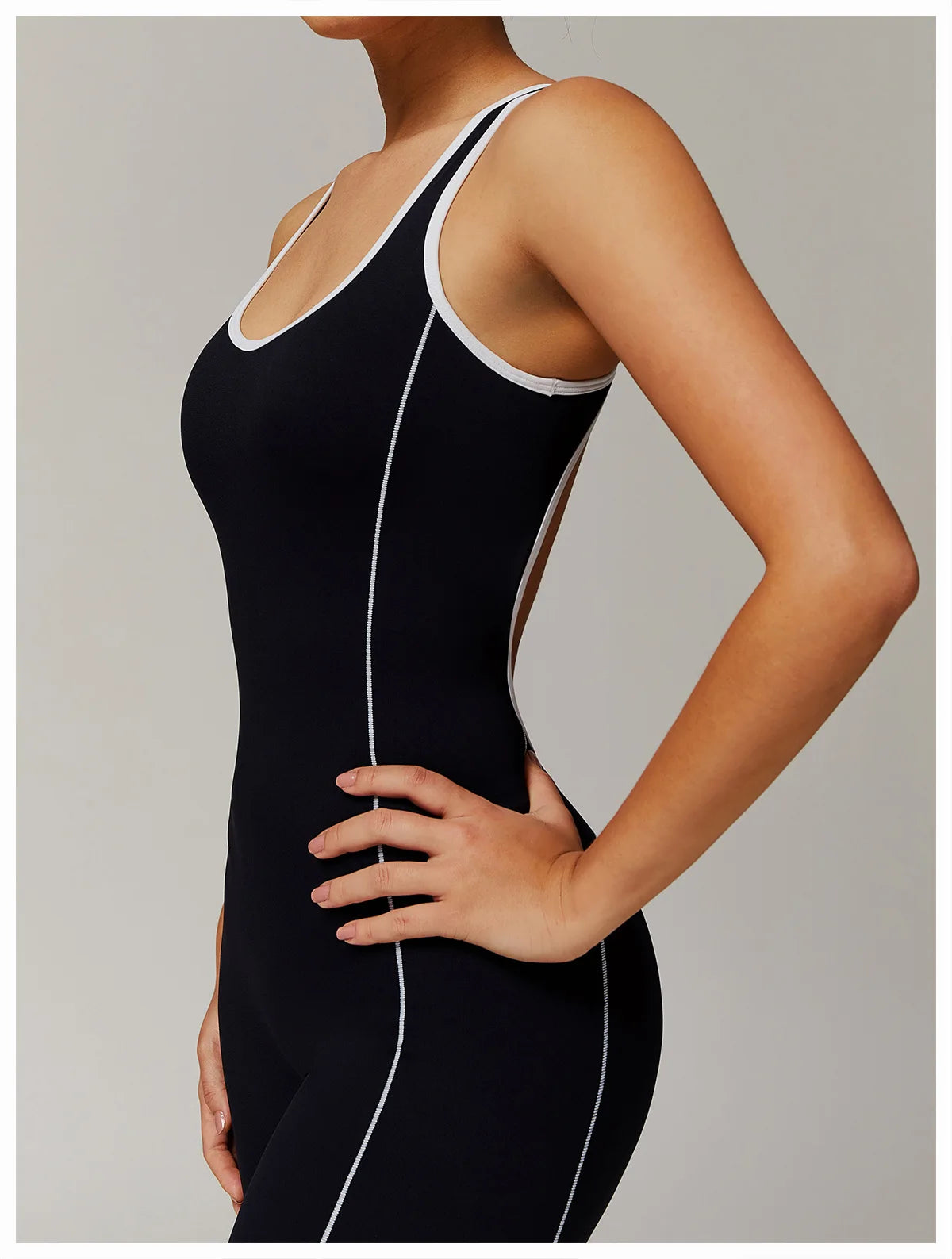 Macacão Fitness Feminino Sem Manga – Push Up One Piece | Fit Diamond
