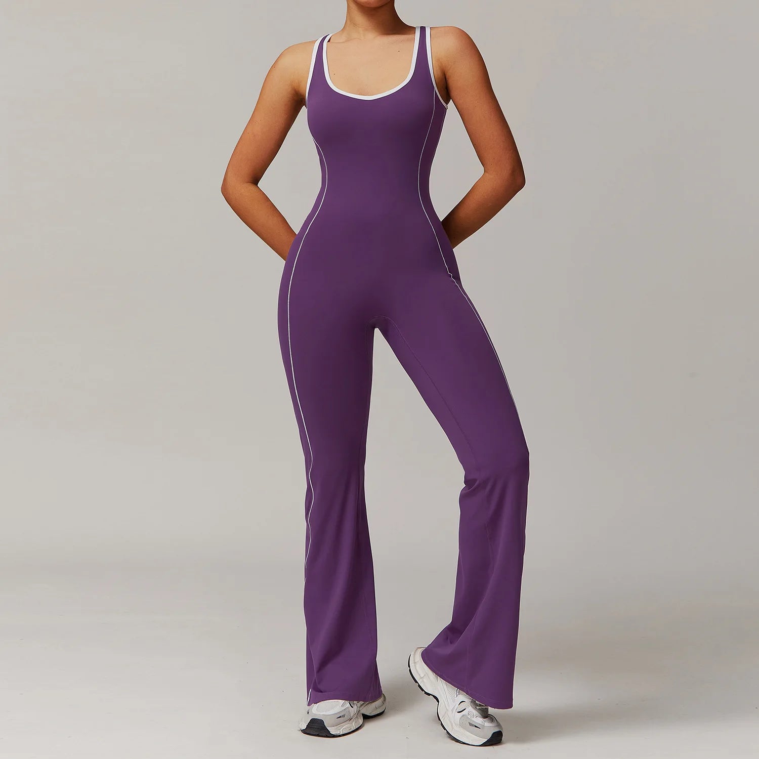 Macacão Fitness Feminino Curto com Zíper – One Piece Sem Manga | Fit Diamond