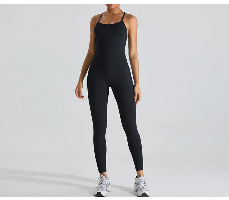 Macacão Fitness Feminino Seamless Sem Manga – Push Up One Piece | Fit Diamond