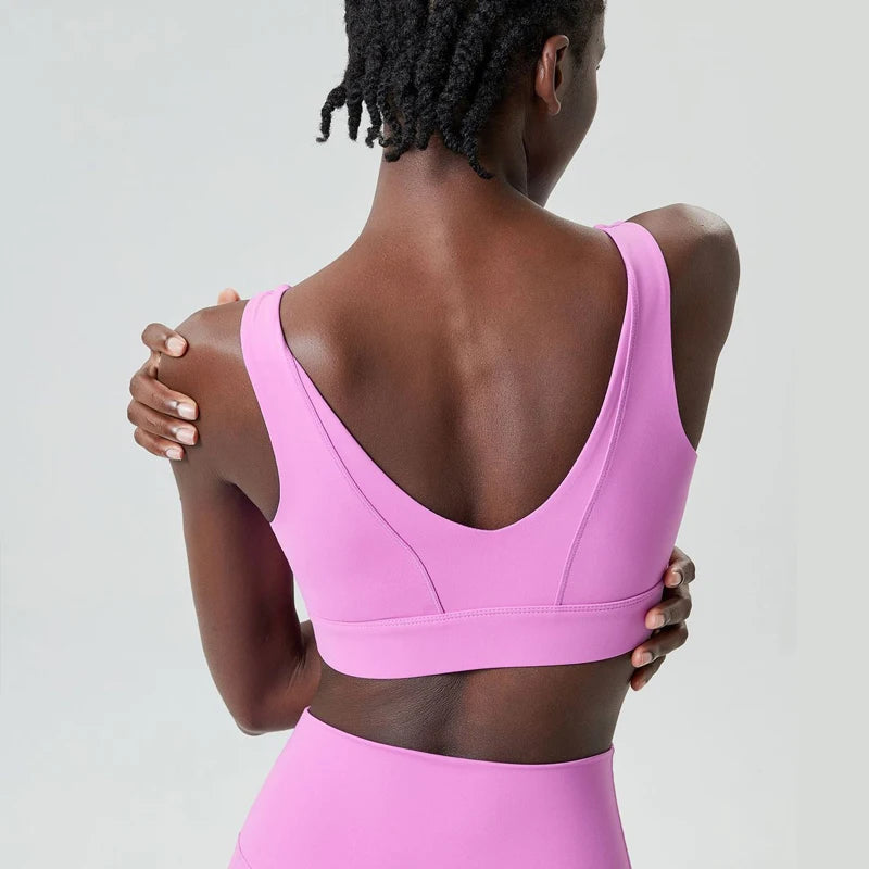 Top Fit Diamond High Impact Zipper Bra