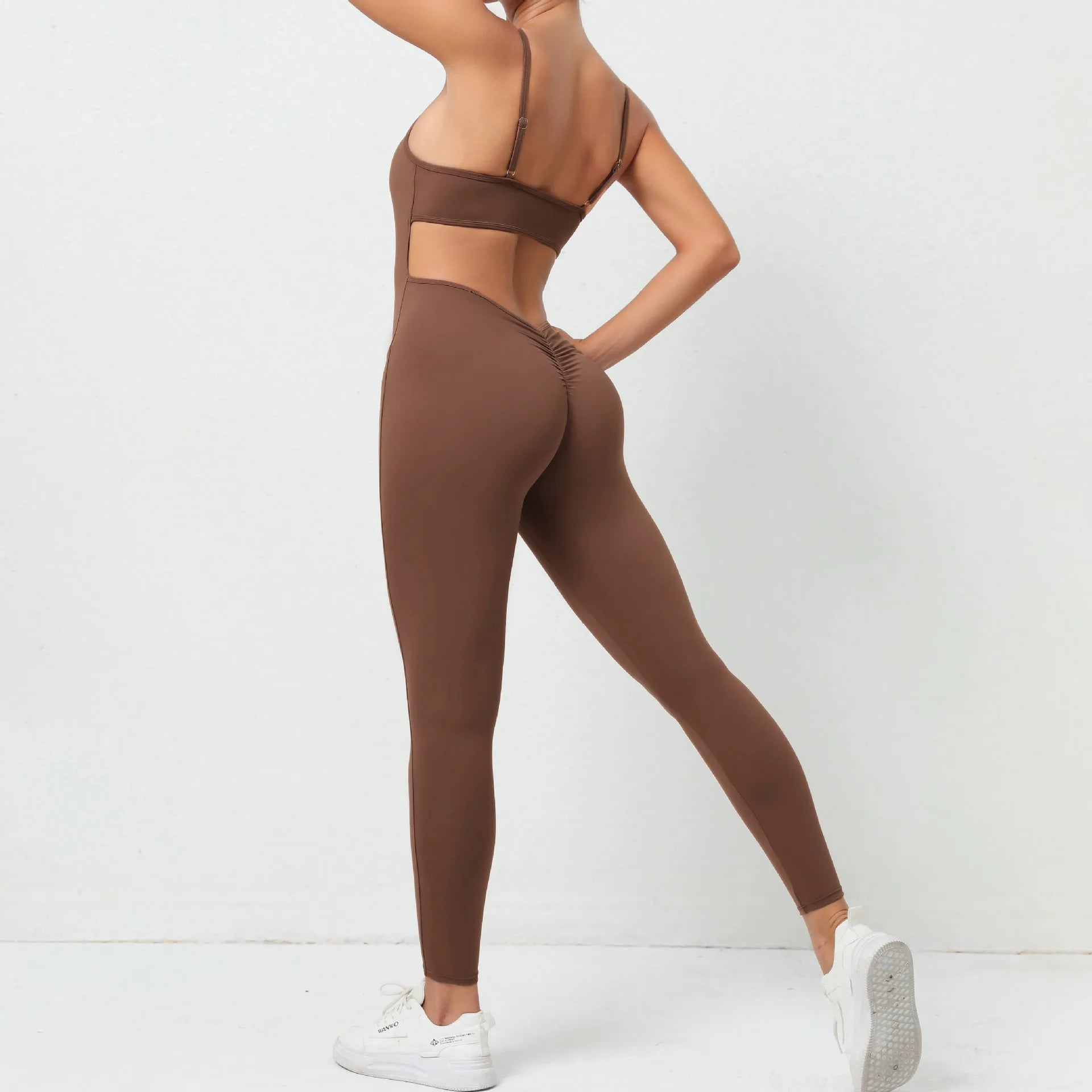 Macacão Fitness Feminino Curto – Sem Manga, One Piece para Treino & Yoga | Fit Diamond