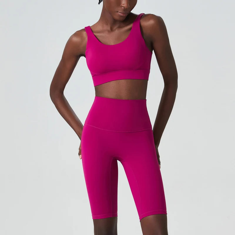 Conjunto Fitness Feminino 2 Peças Fit Diamond – Summer Shorts + Top Super Stretch