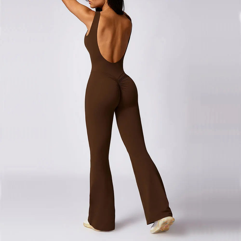Macacão Fitness Feminino Scrunch Butt Sem Manga – One Piece Push Up | Fit Diamond