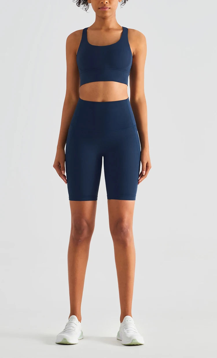 Short Fit Diamond High Waist Soft Stretch - Conforto, Sustentação e Elegância Esportiva.