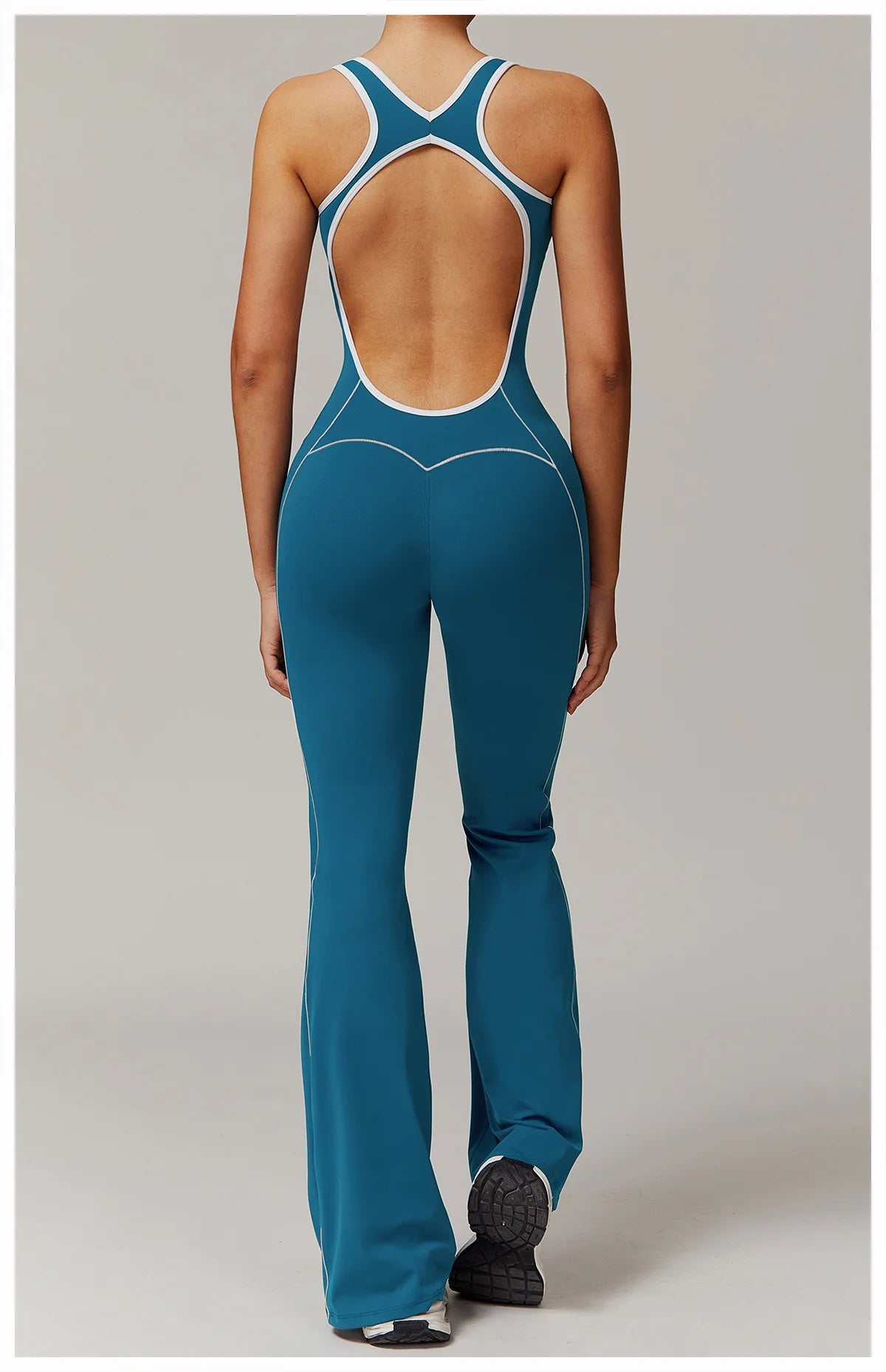 Macacão Fitness Feminino Curto com Zíper – One Piece Sem Manga | Fit Diamond