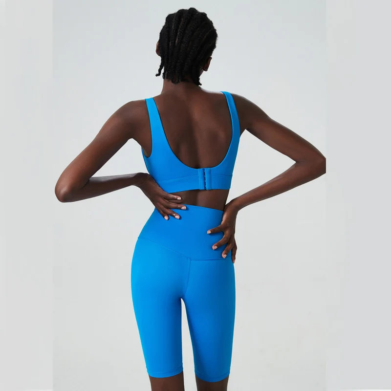 Conjunto Fitness Feminino 2 Peças Fit Diamond – Summer Shorts + Top Super Stretch