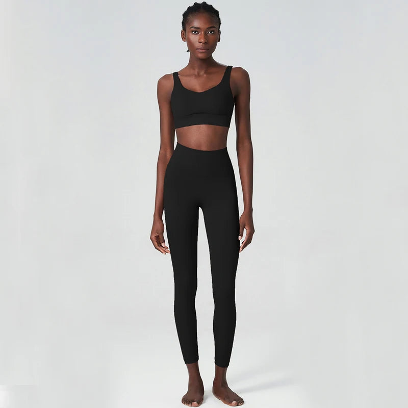 Conjunto Fitness Feminino 2 Peças Fit Diamond – Buttery Soft Slim Fit Respirável