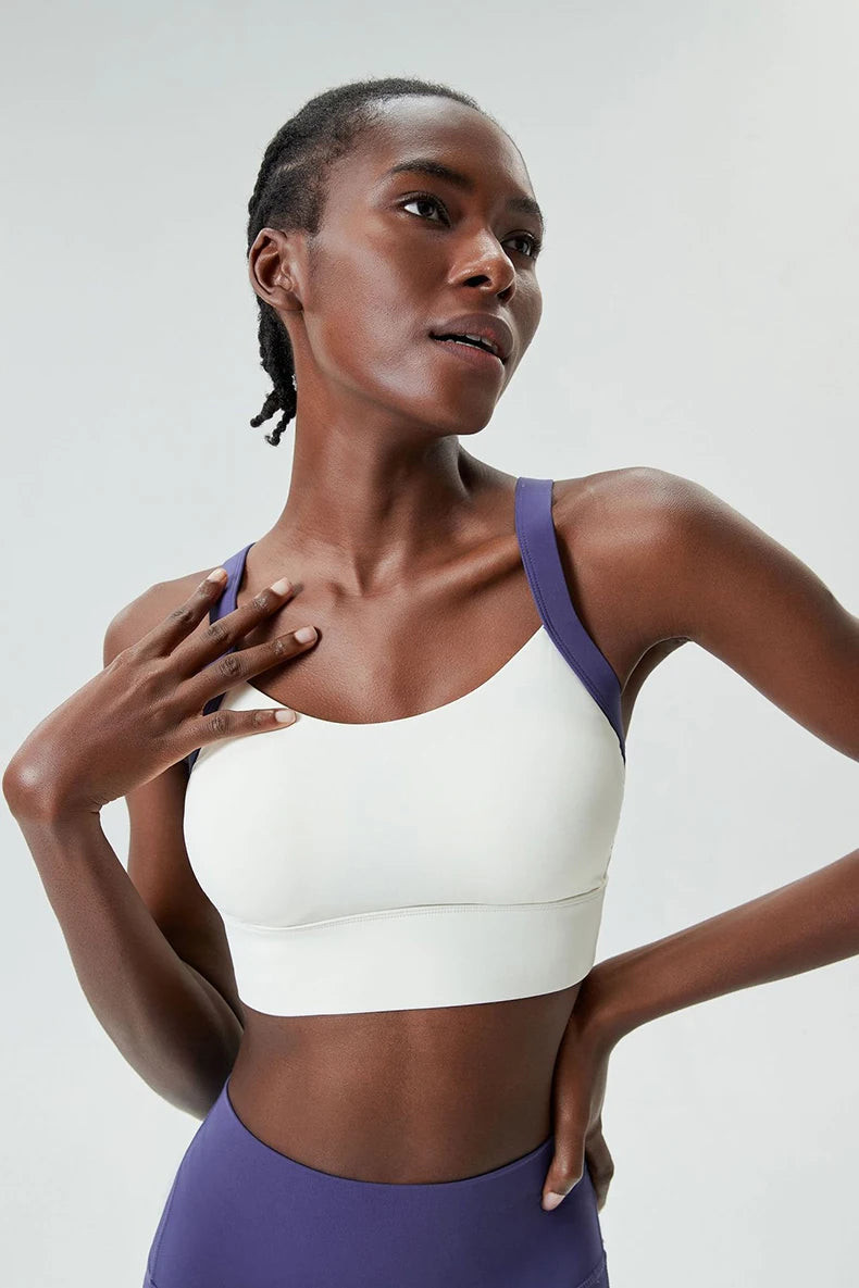 Top Esportivo Feminino Alta Sustentação  Fit Diamond – Buttery Soft Sexy Back