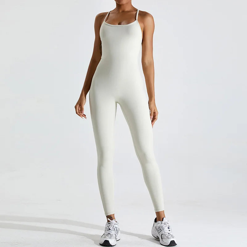 Macacão Fitness Feminino Seamless Sem Manga – Push Up One Piece | Fit Diamond