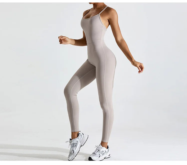 Macacão Fitness Feminino Seamless Sem Manga – Push Up One Piece | Fit Diamond