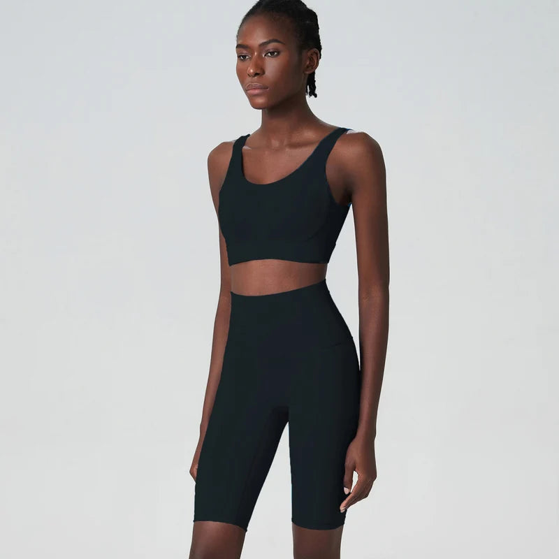 Conjunto Fitness Feminino 2 Peças Fit Diamond – Summer Shorts + Top Super Stretch