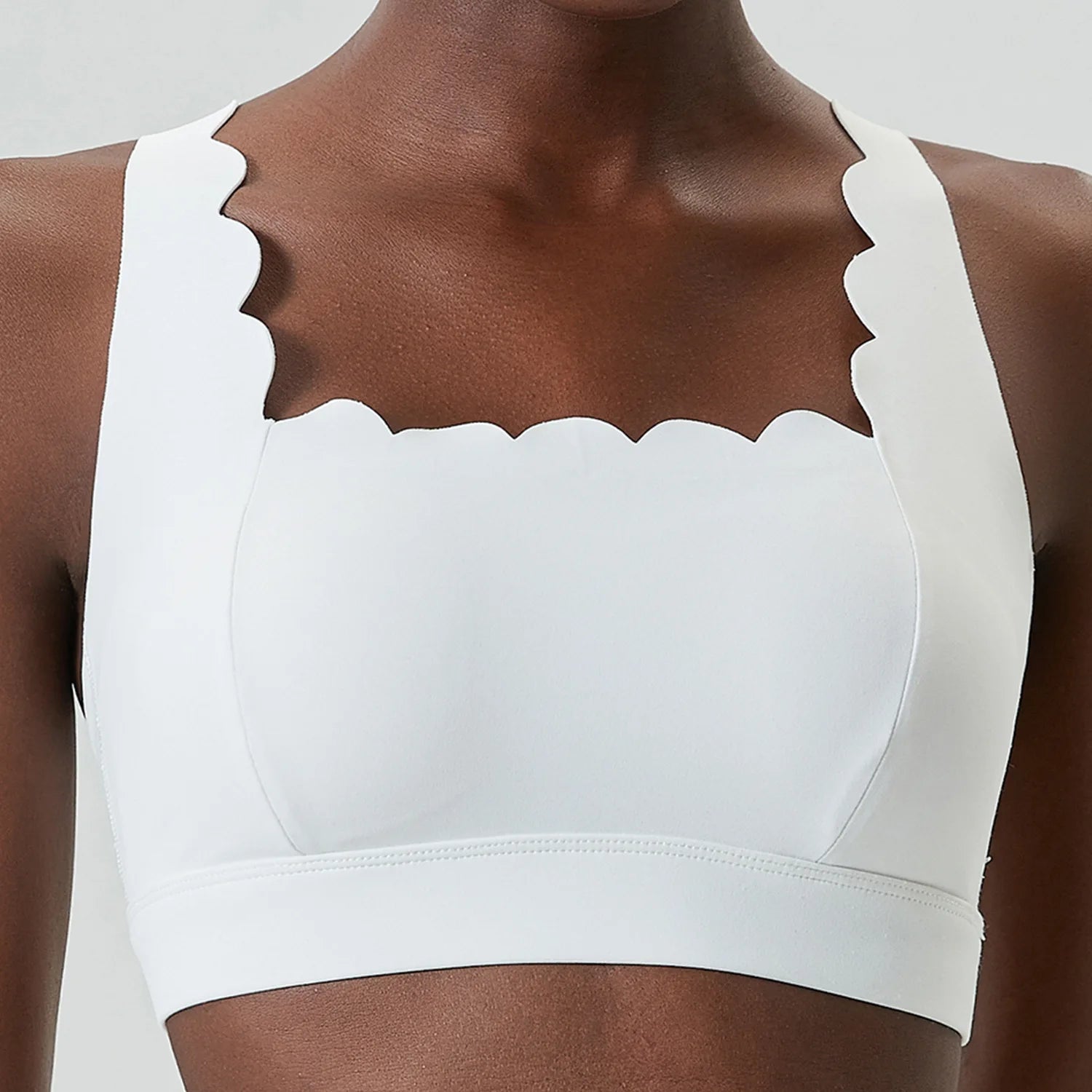 Top Esportivo Feminino Fit Diamond – Buttery Soft Decote Quadrado Sexy Back