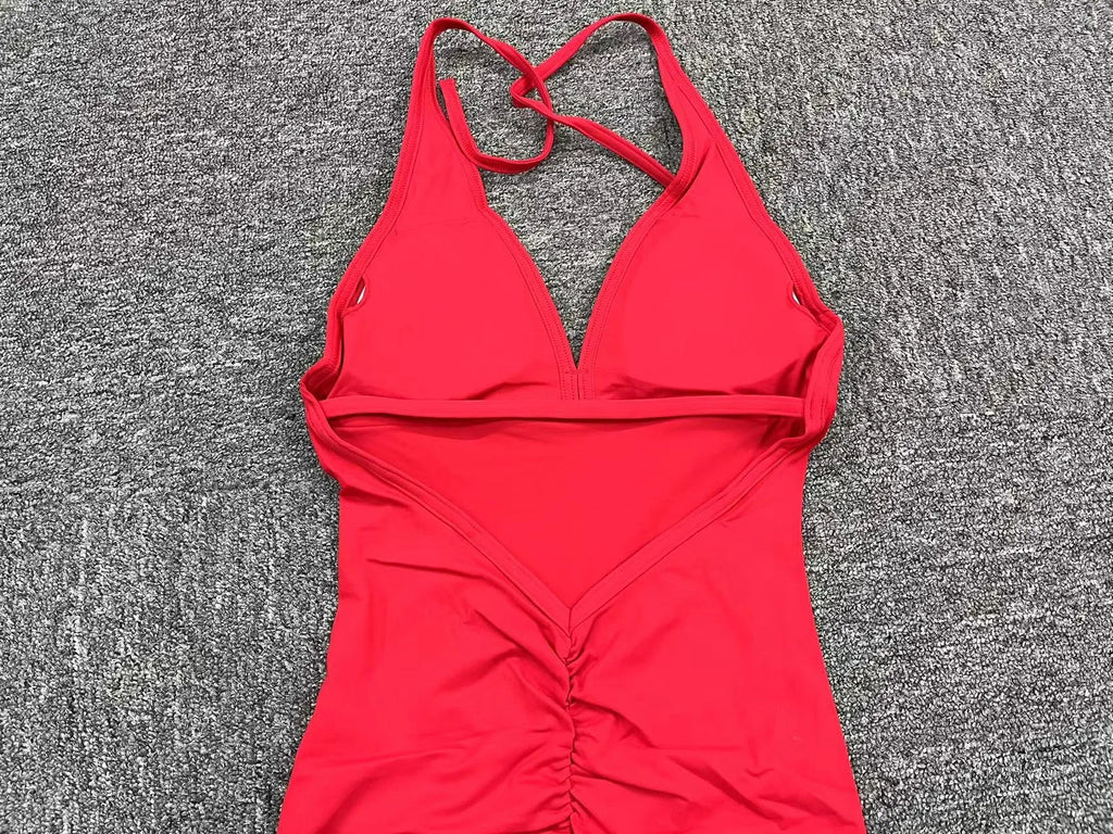 Macacão Fitness Feminino Sem Manga – Push Up One Piece | Fit Diamond