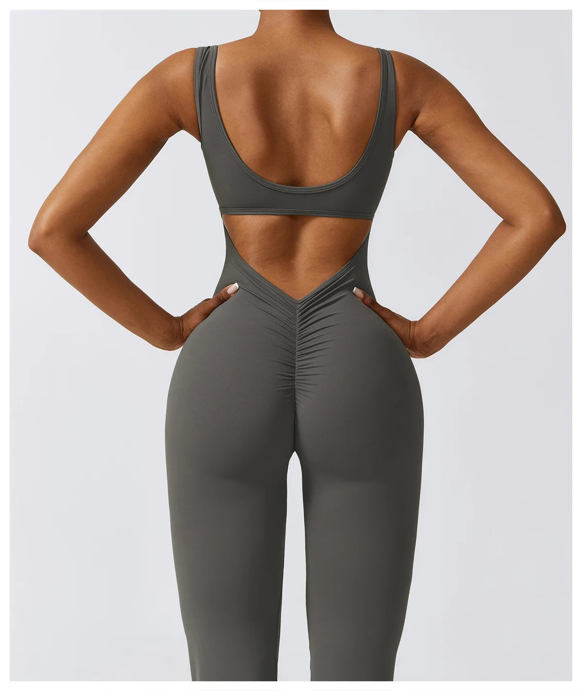 Macacão Bumbum Franzido Fit Diamond – Push Up, Stretch & Lifestyle Fitness
