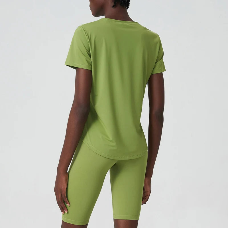 Conjunto Fitness Feminino Fit Diamonds Summer — Top + Short de Secagem Rápida e Toque Suave