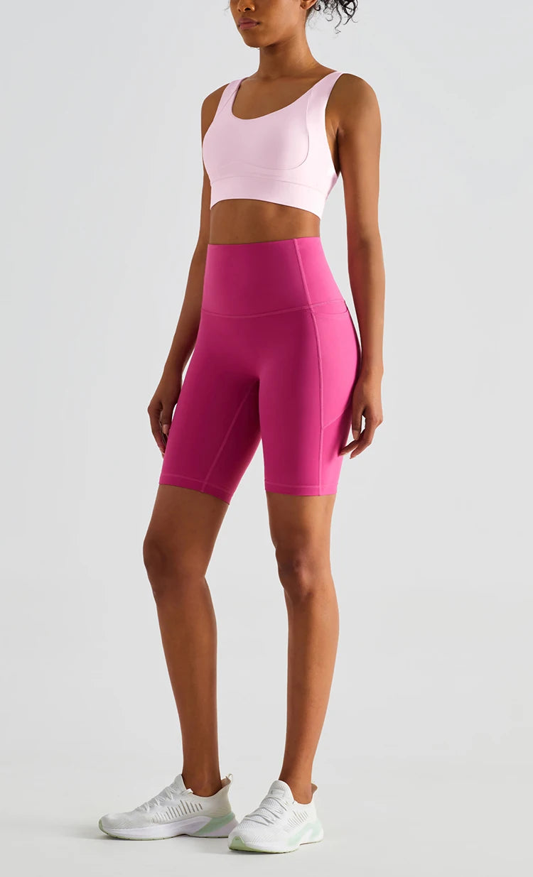 Short Fit Diamond High Waist Soft Stretch - Conforto, Sustentação e Elegância Esportiva.