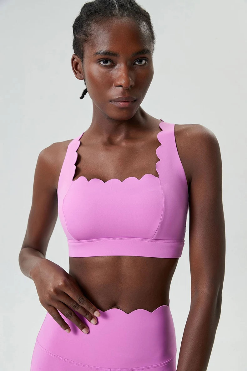 Top Esportivo Feminino Fit Diamond – Buttery Soft Decote Quadrado Sexy Back