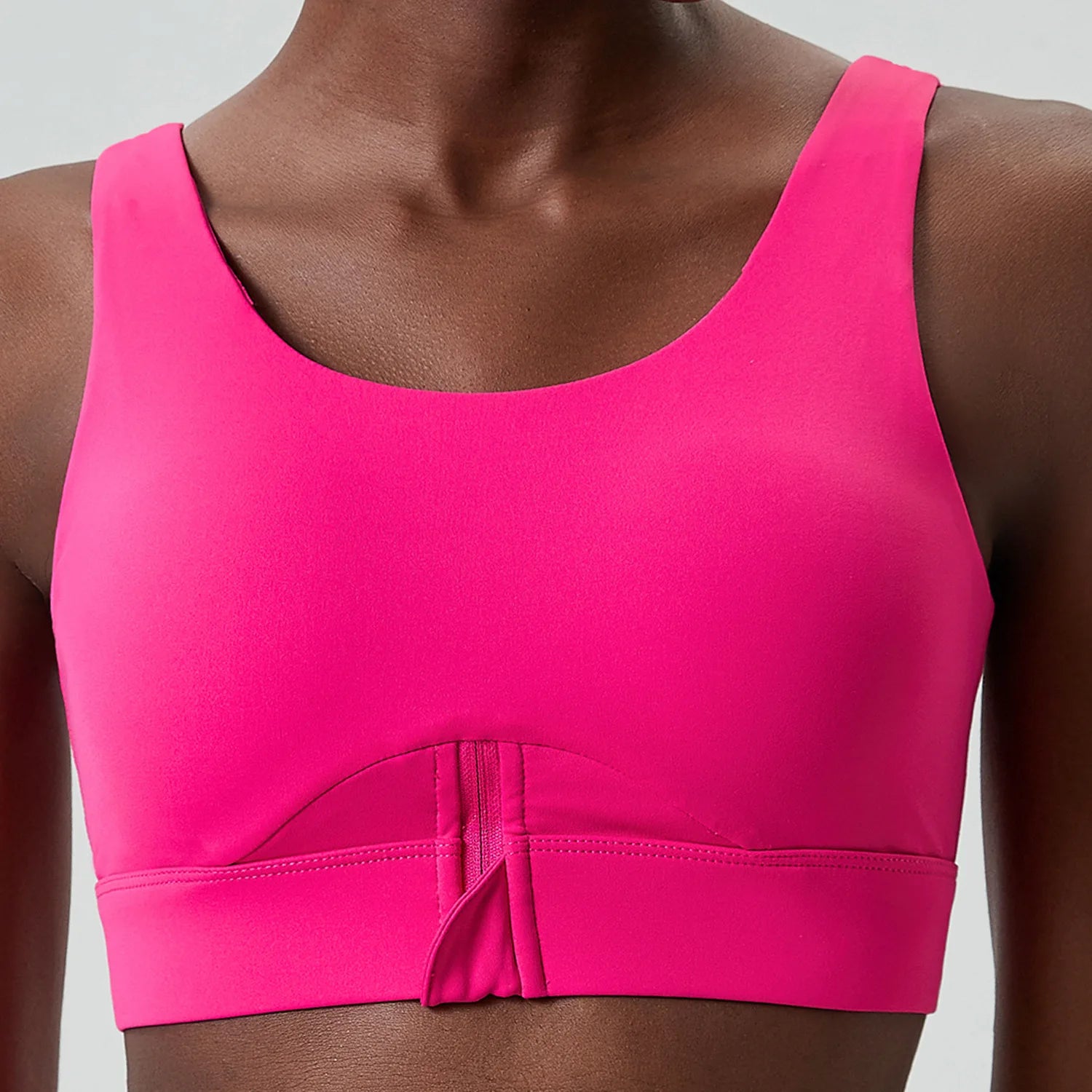 Top Fit Diamond High Impact Zipper Bra