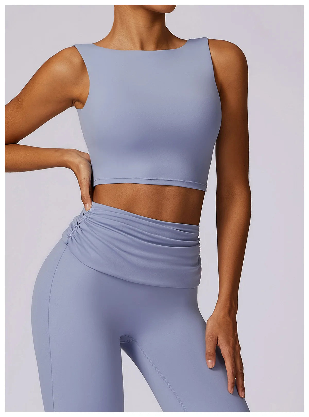 Top Esportivo Modelo Crop Top | Yoga & Academia
