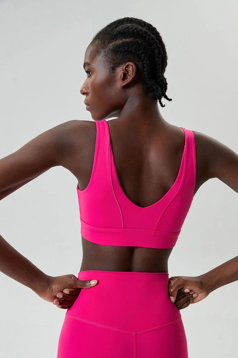 Top Fit Diamond High Impact Zipper Bra