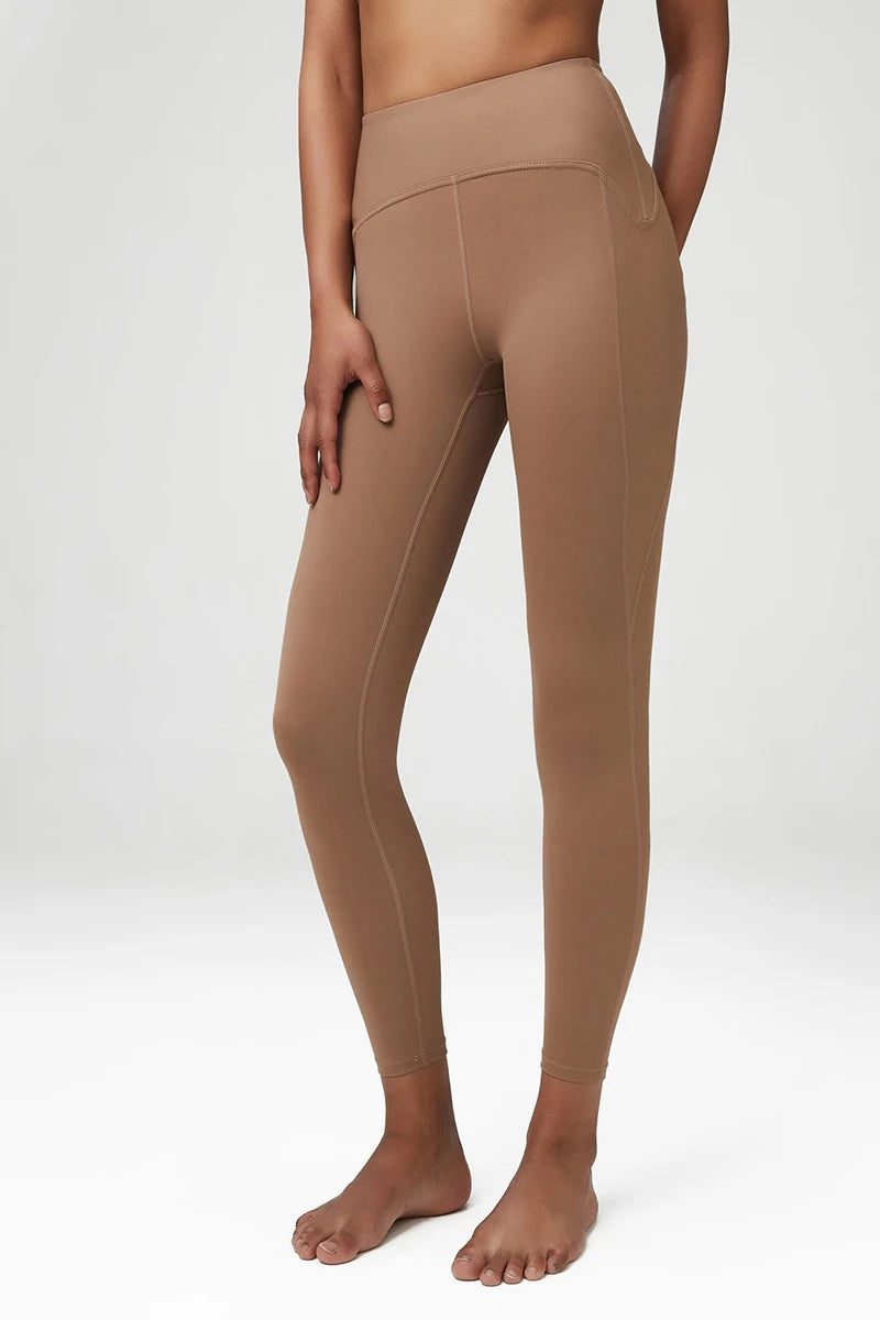 Legging Feminina Fit Diamonds Essential — Cintura Alta, Tecido Buttery Soft e Compressão Leve