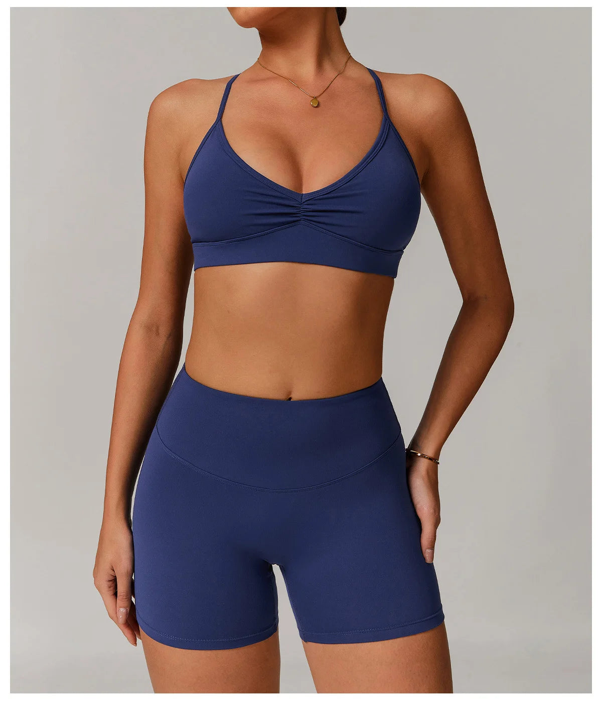 Top Esportivo de Alcinha Costas V | Yoga, Academia & Corrida | Suporte Shock Proof